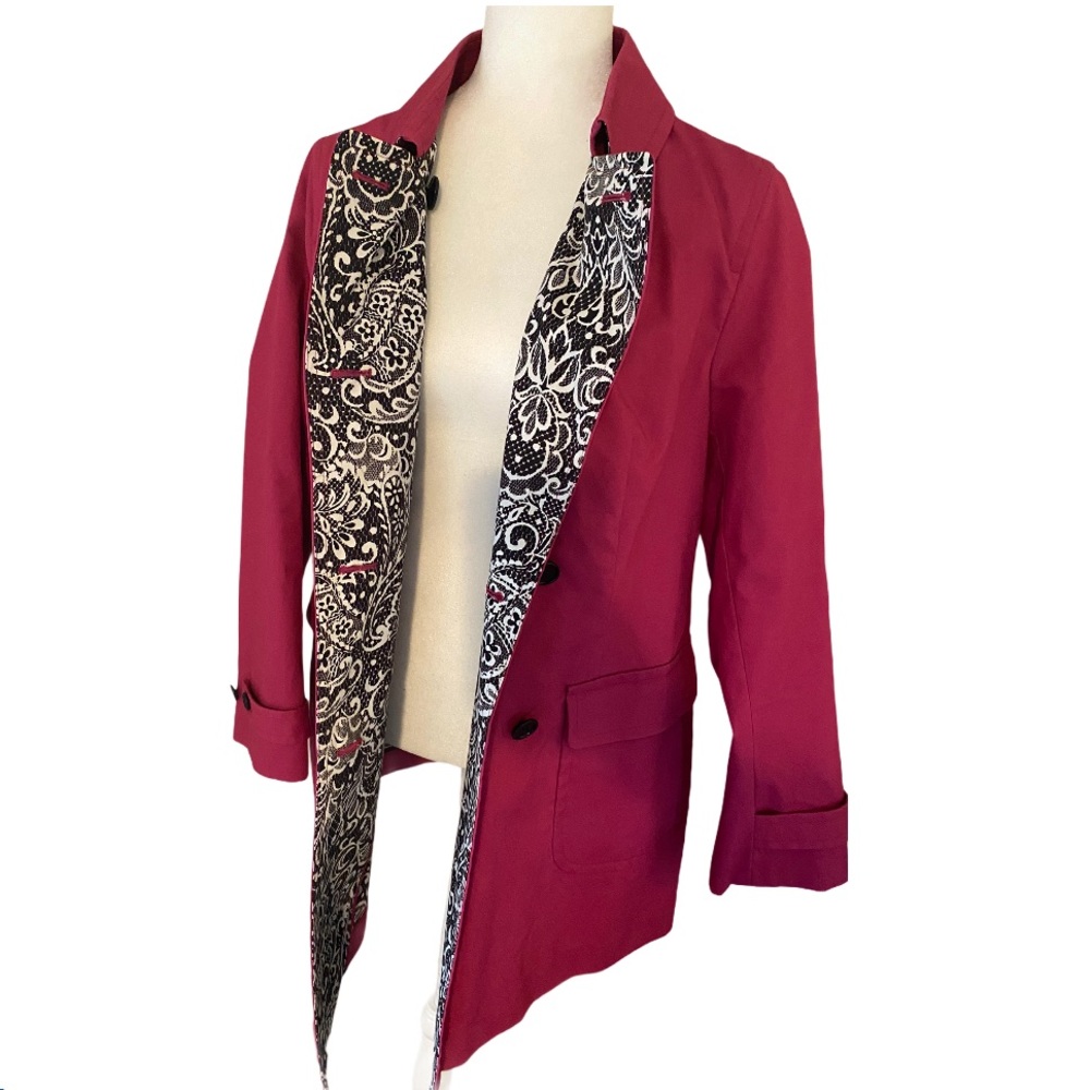 Talbots Lightweight Double Breasted Jacket Size 10 - image 5